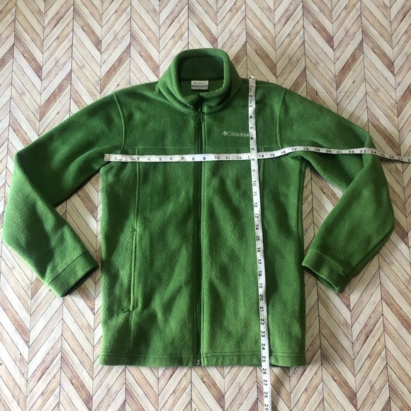 Columbia Youth Outerwear Full Zip Sweater. Green. Size Large (14-16) - Picture 7 of 7